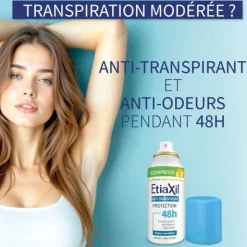 Etiaxil anti transpirant 48h Peaux sensibles spray compressé