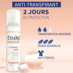Etiaxil Anti-transpirant Tolérance 48h spray