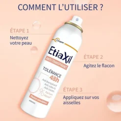 Etiaxil Anti-transpirant Tolérance 48h spray