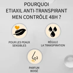 Etiaxil déodorant anti-transpirant 48h roll-on