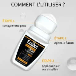 Etiaxil déodorant anti-transpirant 48h roll-on