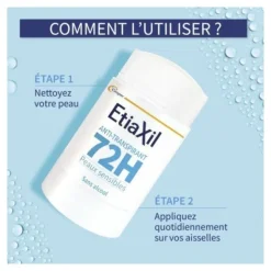 Etiaxil déodorant stick anti-transpirant 72h