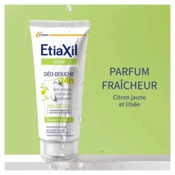 Etiaxil Déo-douche 24h Citron jaune et litsée
