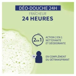 Etiaxil Déo-douche 24h Citron jaune et litsée
