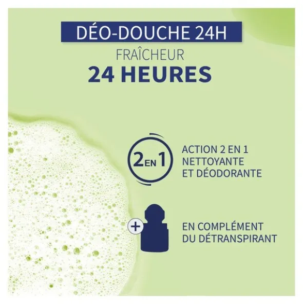 Etiaxil Déo-douche 24h Citron jaune et litsée