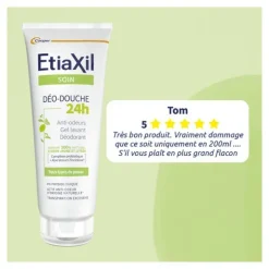 Etiaxil Déo-douche 24h Citron jaune et litsée