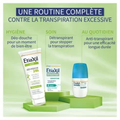 Etiaxil Déo-douche 24h Citron jaune et litsée