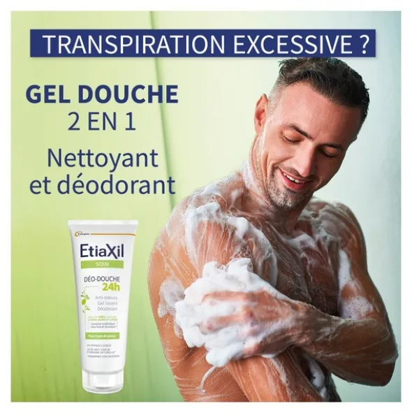 Etiaxil Déo-douche 24h Citron jaune et litsée