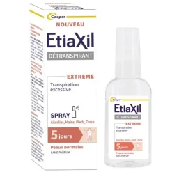 Etiaxil Détranspirant Extreme Multizones Peaux normales spray