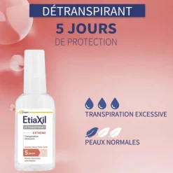 Etiaxil Détranspirant Extreme Multizones Peaux normales spray
