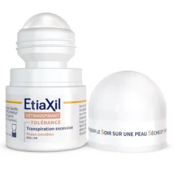 Etiaxil Détranspirant Tolérance Transpiration excessive roll-on