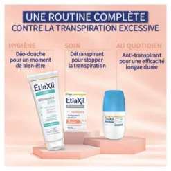 Etiaxil Détranspirant Tolérance Transpiration excessive roll-on
