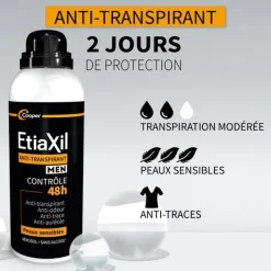 Etiaxil Homme déodorant anti transpirant 48h