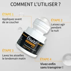 Etiaxil Men détranspirant roll-on
