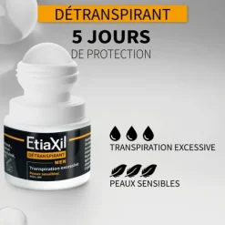 Etiaxil Men détranspirant roll-on