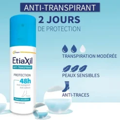 Etiaxil Pieds déodorant anti transpirant 48h