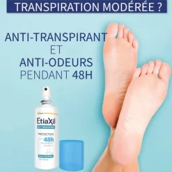 Etiaxil Pieds déodorant anti transpirant 48h