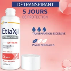 Etiaxil Pieds détranspirant Extreme peaux normales lotion