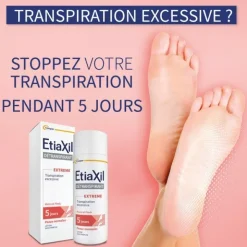 Etiaxil Pieds détranspirant Extreme peaux normales lotion
