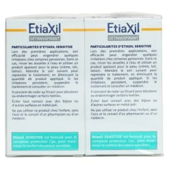 Etiaxil Sensitive Aisselles détranspirant roll-on