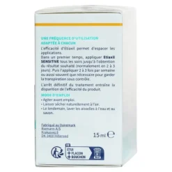 Etiaxil Sensitive Aisselles détranspirant roll-on