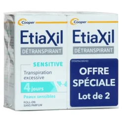 Etiaxil Sensitive Aisselles détranspirant roll-on