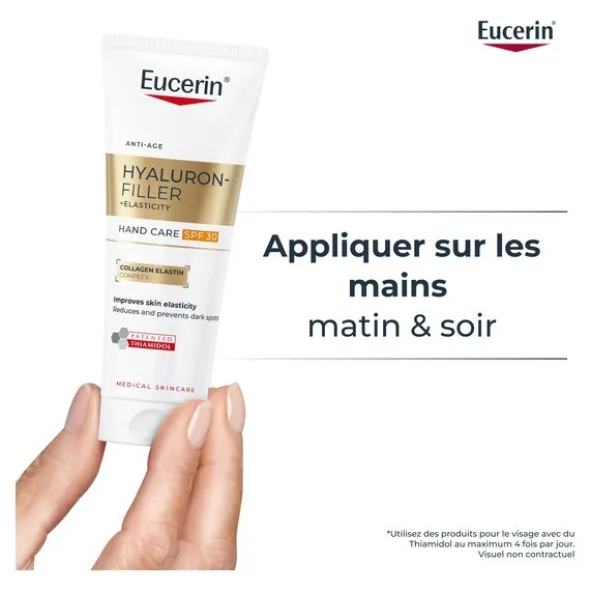 Eucerin Hyaluron Filler + Elasticity Crème mains SPF 30