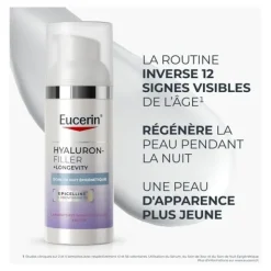 Eucerin Hyaluron Filler + longevity Soin de nuit épigénétique
