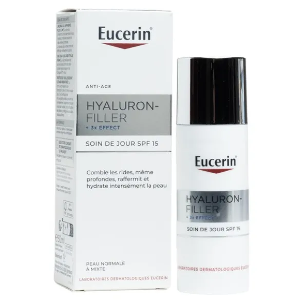 Eucerin Hyaluron Filler + 3x effect soin de jour SPF 15