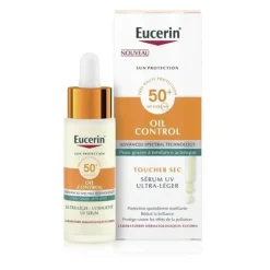 Eucerin Oil Control Sérum solaire UV ultra léger SPF 50+
