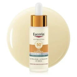 Eucerin Oil Control Sérum solaire UV ultra léger SPF 50+
