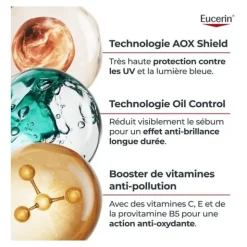 Eucerin Oil Control Sérum solaire UV ultra léger SPF 50+