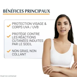 Eucerin Sun Leb Protect crème-gel visage et corps SPF 50+