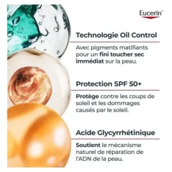 Eucerin Sun Oil Control Gel crème solaire SPF 50+