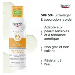 Eucerin Sun Protection Oil control Brume solaire SPF 50