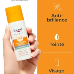 Eucerin Sun Protection Oil control gel crème teinté SPF 50+