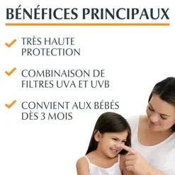 Eucerin Sun Protection Sensitive protect kids Gel crème solaire SPF 50+