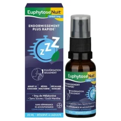 Euphytose Nuit spray mélatonine 1 mg