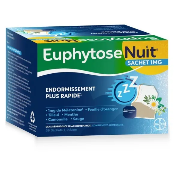 Euphytose Nuit tisane sachets