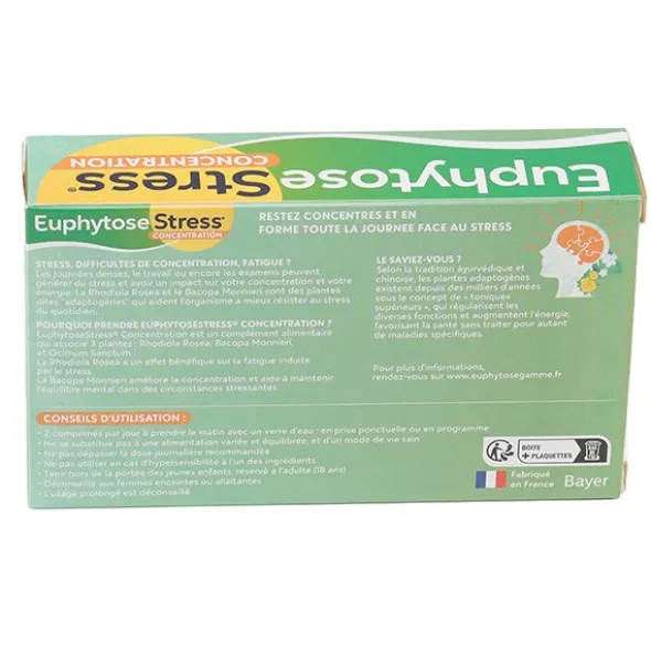 Euphytose Stress Concentration comprimés