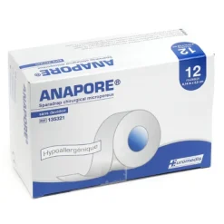 Euromedis Anapore sparadrap chirurgical 2,5 cm x 9,14 m
