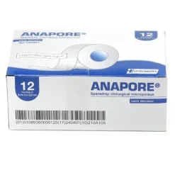 Euromedis Anapore sparadrap chirurgical 2,5 cm x 9,14 m