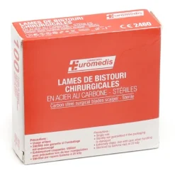 Euromedis lame pour bistouri stérile 100 unités
