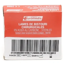 Euromedis lame pour bistouri stérile 100 unités