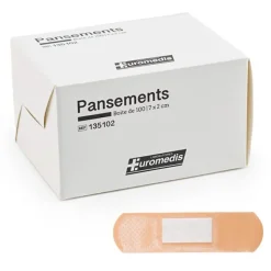 Euromedis pansements 7 cm x 2 cm