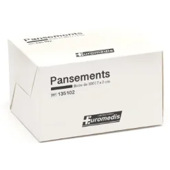 Euromedis pansements 7 cm x 2 cm