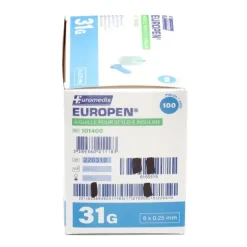 Europen aiguille pour stylo à insuline x 100