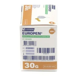 Europen aiguille pour stylo à insuline x 100