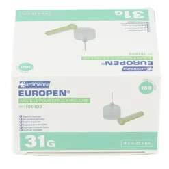 Europen aiguille pour stylo à insuline x 100