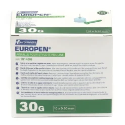 Europen aiguille pour stylo à insuline x 100